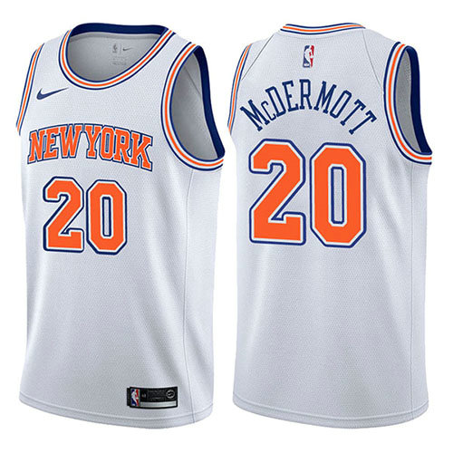 Camiseta baloncesto Doug McDermott 20 Statement 2017-18 Blanco New York Knicks Hombre