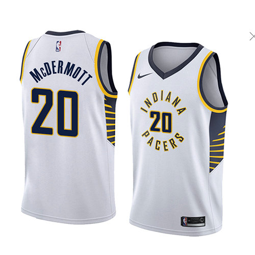 Camiseta baloncesto Doug Mcdermott 20 Association 2018 Blanco Indiana Pacers Hombre