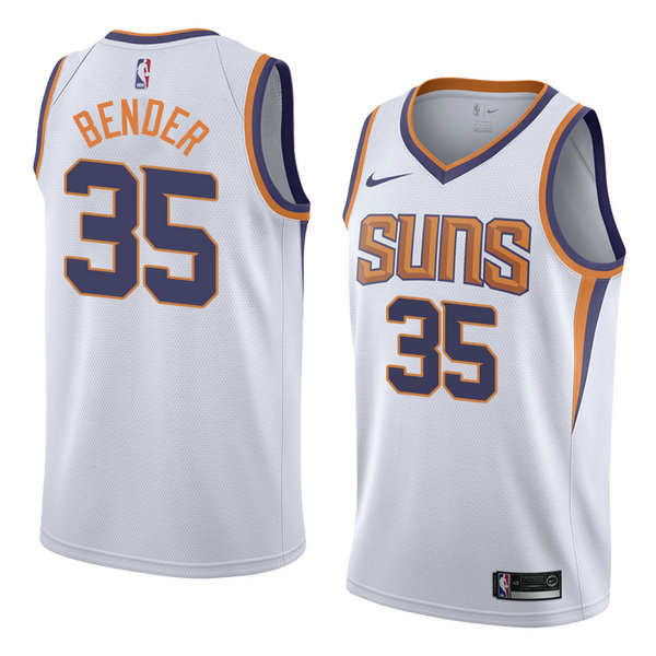 Camiseta baloncesto Dragan Bender 35 Association 2018 Blanco Phoenix Suns Hombre