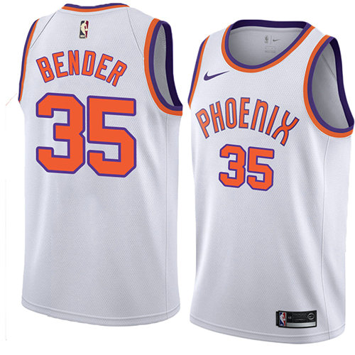 Camiseta baloncesto Dragan Bender 35 Hardwood Classic 2018 Blanco Phoenix Suns Hombre