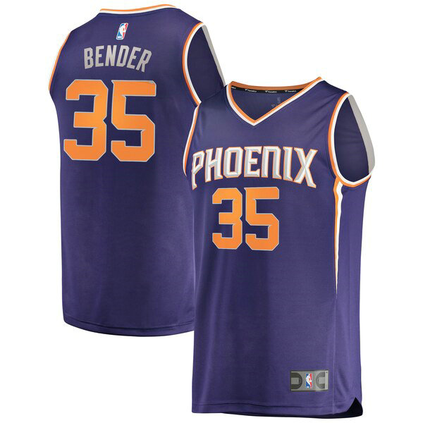 Camiseta baloncesto Dragan Bender 35 Icon Edition Púrpura Phoenix Suns Hombre