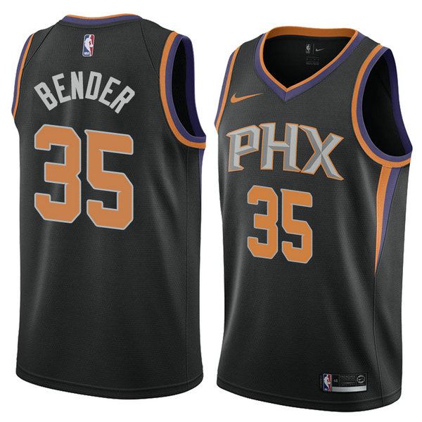 Camiseta baloncesto Dragan Bender 35 Statement 2018 Negro Phoenix Suns Hombre