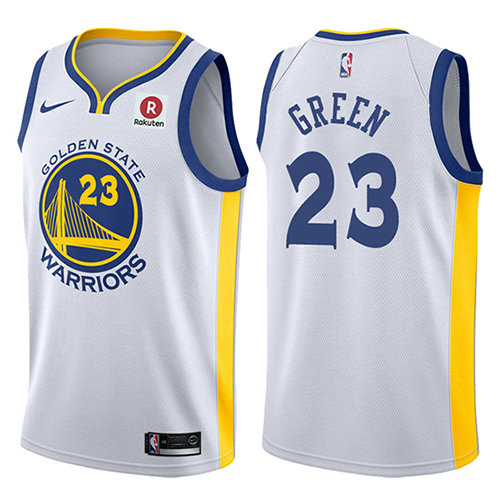 Camiseta baloncesto Draymond Green 23 2017-18 Blanco Golden State Warriors Hombre