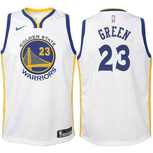 Camiseta baloncesto Draymond Green 23 2017-18 Blanco Golden State Warriors Nino