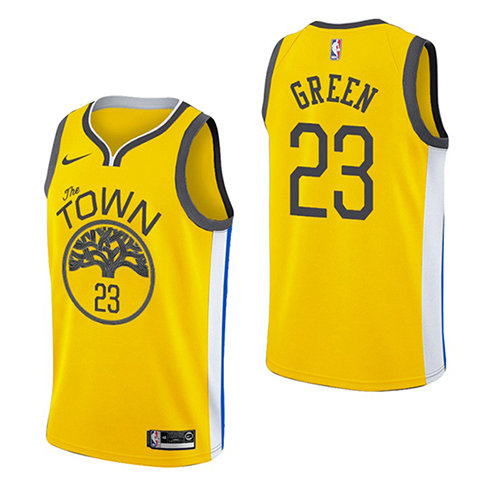 Camiseta baloncesto Draymond Green 23 Earned 2018-19 Amarillo Golden State Warriors Hombre