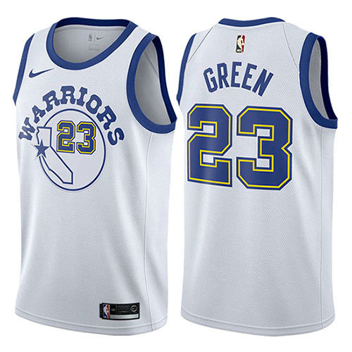 Camiseta baloncesto Draymond Green 23 Hardwood 2017-18 Blanco Golden State Warriors Hombre