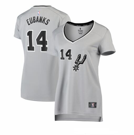 Camiseta baloncesto Drew Eubanks 14 statement edition Rojo San Antonio Spurs Mujer