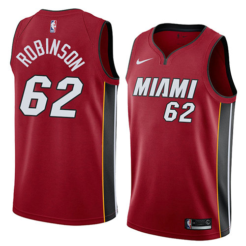 Camiseta baloncesto Duncan Robinson 62 Statement 2018 Rojo Miami Heat Hombre