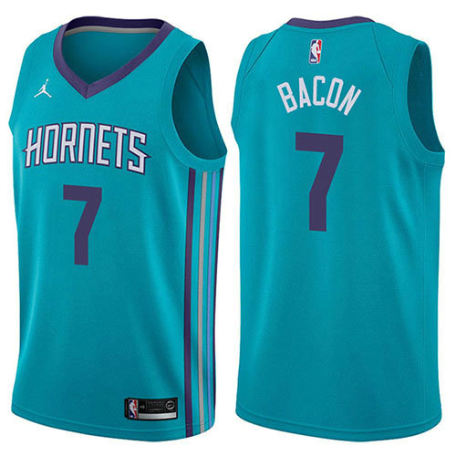 Camiseta baloncesto Dwayne Bacon 7 Icon 2017-18 Verde Charlotte Hornets Hombre