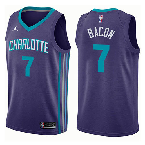 Camiseta baloncesto Dwayne Bacon 7 Statement 2017-18 P鐓pura Charlotte Hornets Hombre
