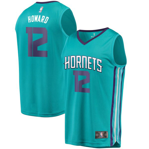 Camiseta baloncesto Dwight Howard 12 2019 Azul Charlotte Hornets Hombre