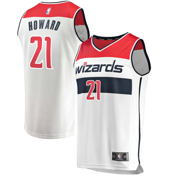 Camiseta baloncesto Dwight Howard 21 Association Edition Blanco Washington Wizards Hombre