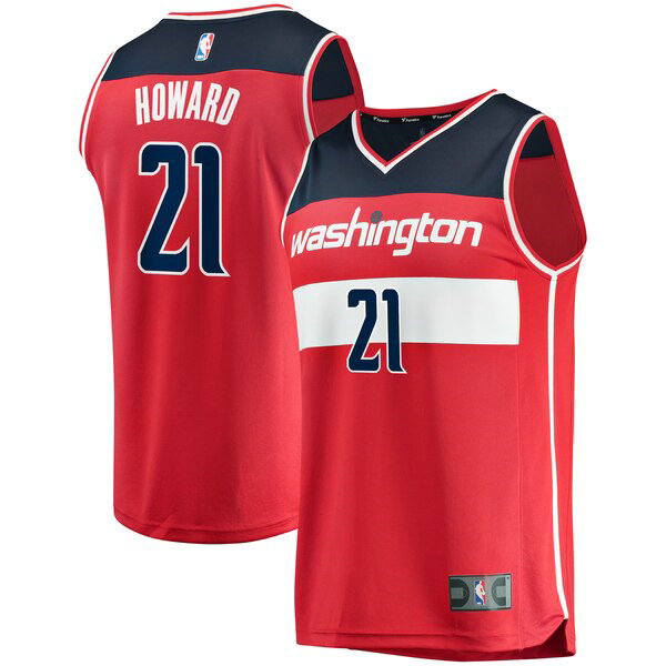 Camiseta baloncesto Dwight Howard 21 Icon Edition Rojo Washington Wizards Hombre