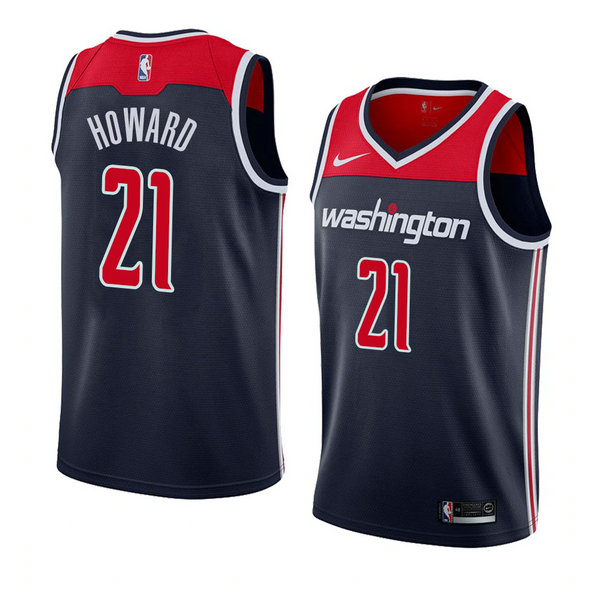 Camiseta baloncesto Dwight Howard 21 Statement 2018 Negro Washington Wizards Hombre