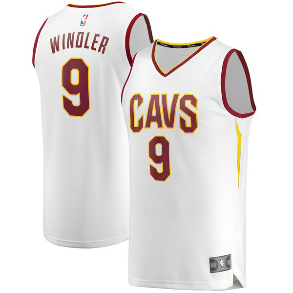Camiseta baloncesto Dylan Windler 9 2019 Blanco Cleveland Cavaliers Hombre