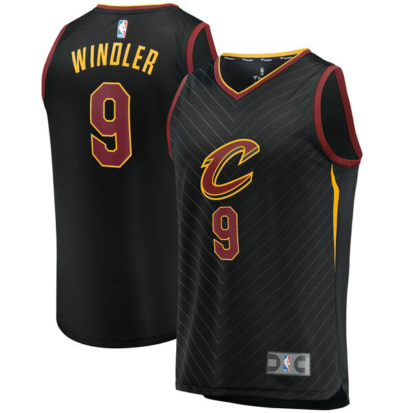 Camiseta baloncesto Dylan Windler 9 2019 Negro Cleveland Cavaliers Hombre
