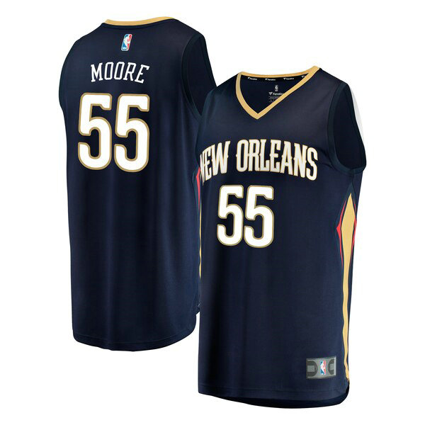Camiseta baloncesto E'Twaun Moore 55 Icon Edition Armada New Orleans Pelicans Hombre