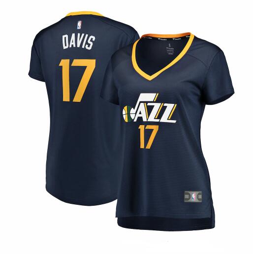 Camiseta baloncesto Ed Davis 17 icon edition Armada Utah Jazz Mujer