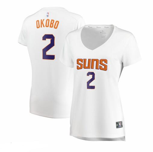 Camiseta baloncesto Elie Okobo 2 association edition Blanco Phoenix Suns Mujer