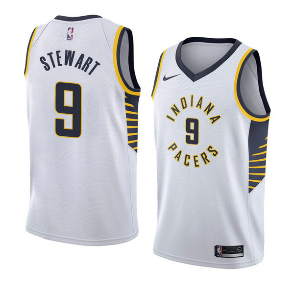 Camiseta baloncesto Elijah Stewart 9 Association 2018 Blanco New Orleans Pelicans Hombre