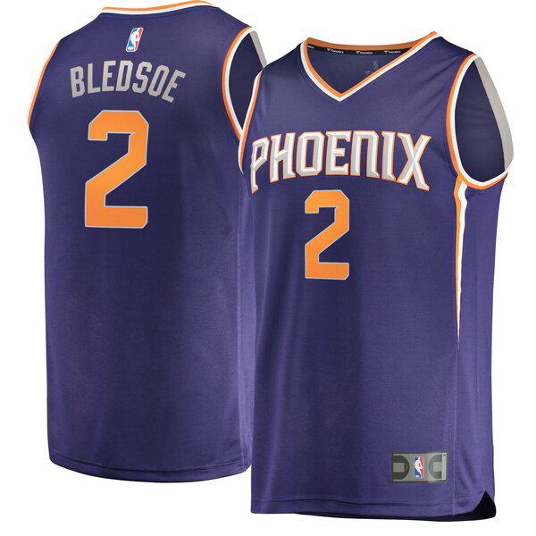 Camiseta baloncesto Eric Bledsoe 2 Icon Edition Púrpura Phoenix Suns Hombre