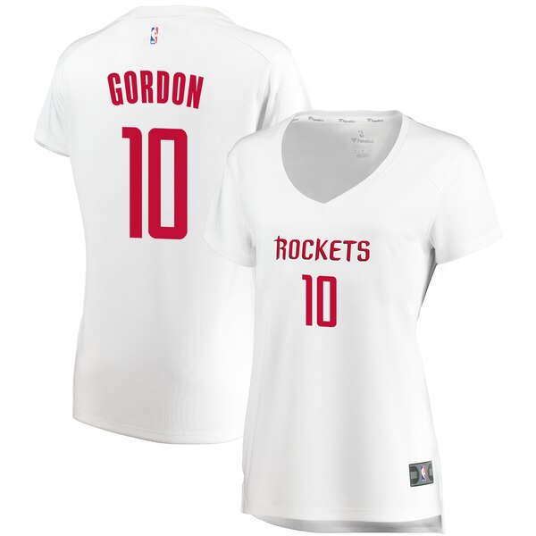 Camiseta baloncesto Eric Gordon 10 association edition Blanco Houston Rockets Mujer