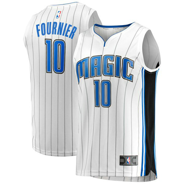 Camiseta baloncesto Evan Fournier 10 Association Edition Blanco Orlando Magic Hombre