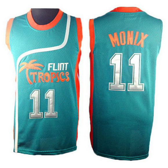 Camiseta baloncesto Flint Tropics Ed Monix 11 Verde