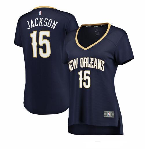Camiseta baloncesto Frank Jackson 15 icon edition Armada New Orleans Pelicans Mujer