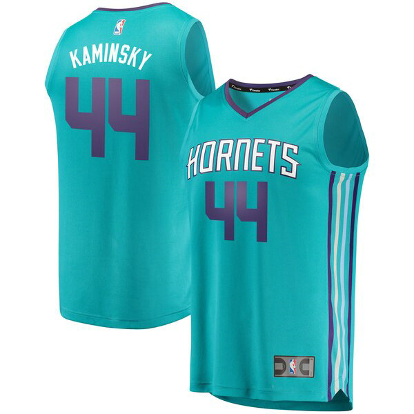 Camiseta baloncesto Frank Kaminsky 44 2019 Azul Charlotte Hornets Hombre