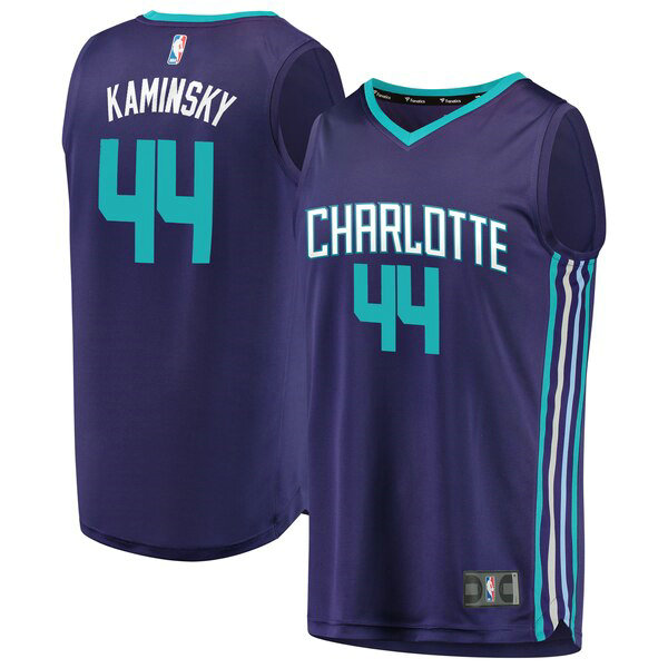 Camiseta baloncesto Frank Kaminsky 44 2019 Púrpura Charlotte Hornets Hombre