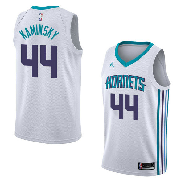 Camiseta baloncesto Frank Kaminsky 44 Association 2018 Blanco Charlotte Hornets Hombre
