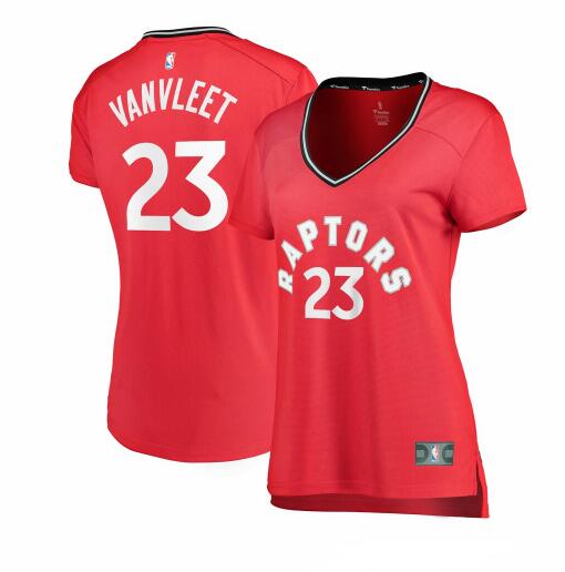 Camiseta baloncesto Fred VanVleet 23 icon edition Rojo Toronto Raptors Mujer