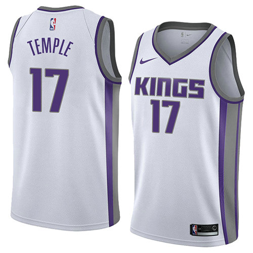 Camiseta baloncesto Garrett Temple 17 Association 2018 Blanco Sacramento Kings Hombre