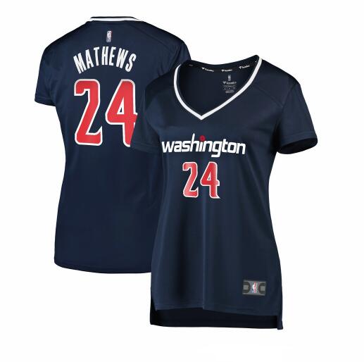 Camiseta baloncesto Garrison Mathew 24 statement edition Armada Washington Wizards Mujer
