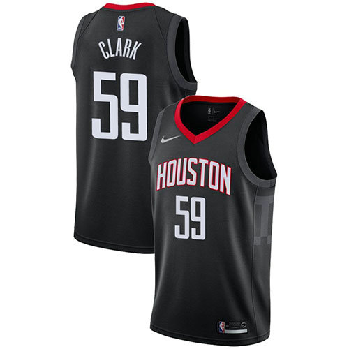 Camiseta baloncesto Gary Clark 59 Statement 2017-18 Negro Houston Rockets Hombre