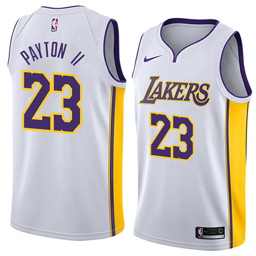 Camiseta baloncesto Gary Payton II 23 Association 2018 Blanco Los Angeles Lakers Hombre