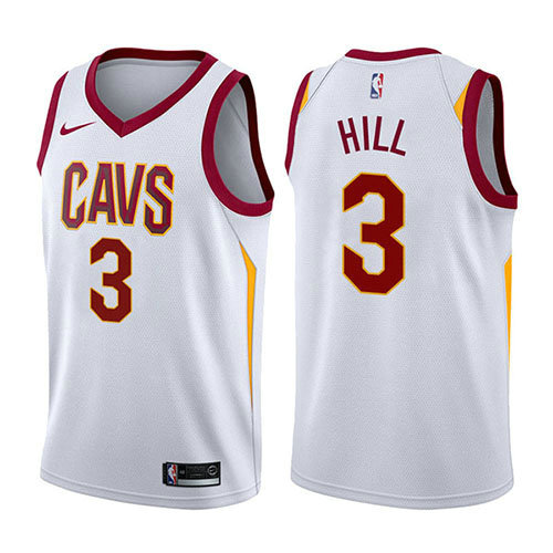 Camiseta baloncesto George Hill 3 Association 2017-18 Blanco Cleveland Cavaliers Hombre