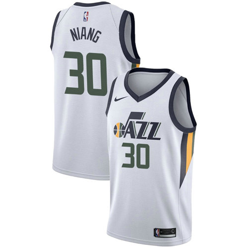 Camiseta baloncesto Georges Niang 30 Association 2017-18 Blanco Utah Jazz Hombre