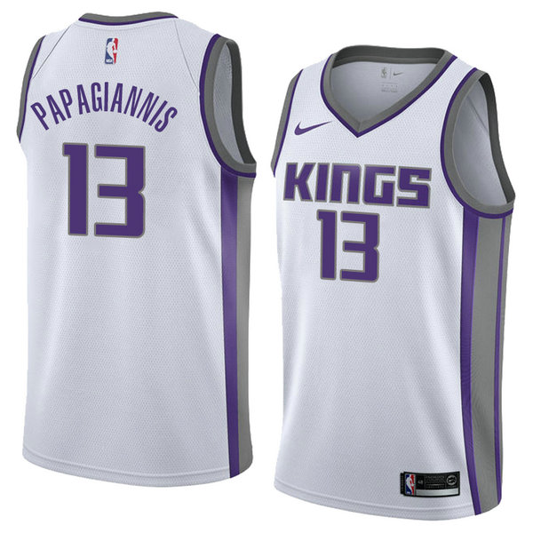 Camiseta baloncesto Georgios Papagiannis 13 Association 2018 Blanco Sacramento Kings Hombre