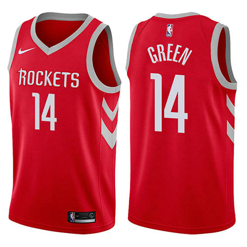 Camiseta baloncesto Gerald Green 14 2017-18 Rojo Houston Rockets Hombre
