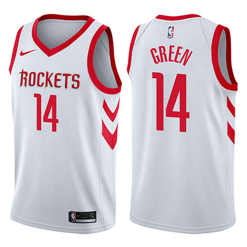 Camiseta baloncesto Gerald Green 14 Association 2017-18 Blanco Houston Rockets Hombre