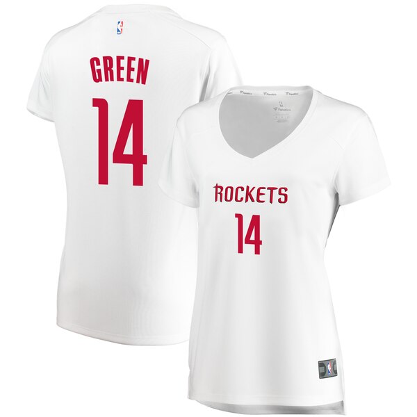 Camiseta baloncesto Gerald Green 14 association edition Blanco Houston Rockets Mujer
