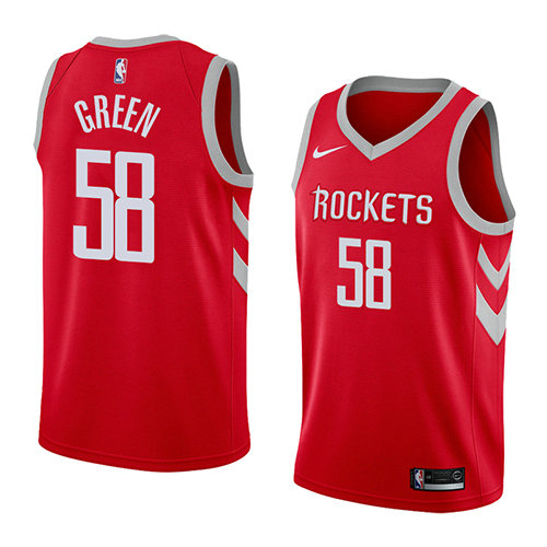 Camiseta baloncesto Gerald Green 58 Icon 2018 Rojo Houston Rockets Hombre