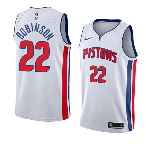 Camiseta baloncesto Glenn Robinson III 22 Association 2018 Blanco Detroit Pistons Hombre