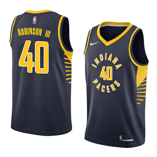 Camiseta baloncesto Glenn Robinson III 40 Icon 2018 Azul Indiana Pacers Hombre