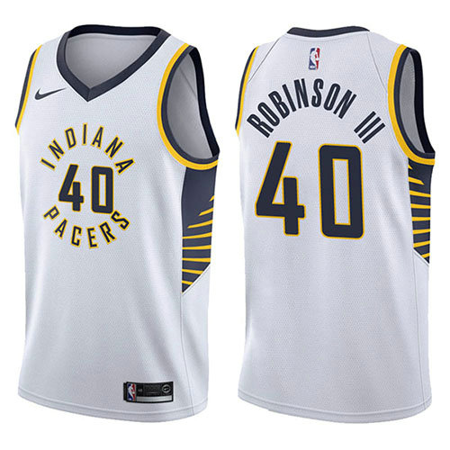 Camiseta baloncesto Glenn Robinson Iii 40 Association 2017-18 Blanco Indiana Pacers Hombre