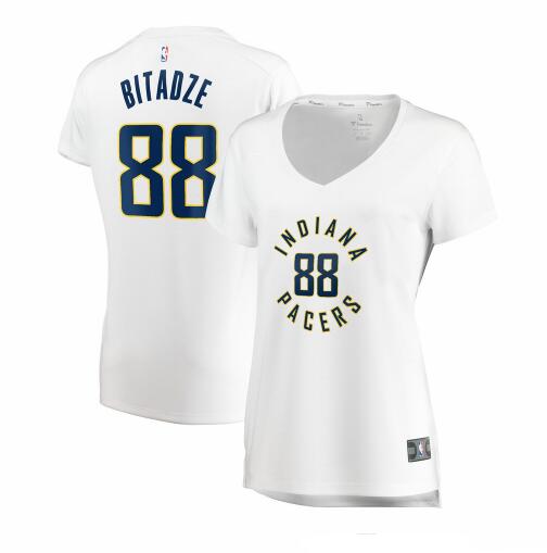 Camiseta baloncesto Goga Bitadze 88 association edition Blanco Indiana Pacers Mujer