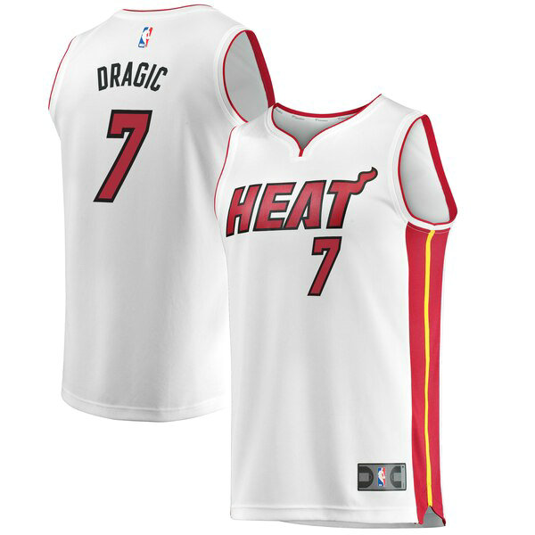 Camiseta baloncesto Goran Dragic 7 Association Edition Blanco Miami Heat Hombre