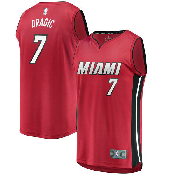 Camiseta baloncesto Goran Dragic 7 Statement Edition Rojo Miami Heat Hombre